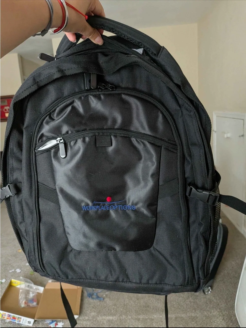 Black Men's Travel Backpack